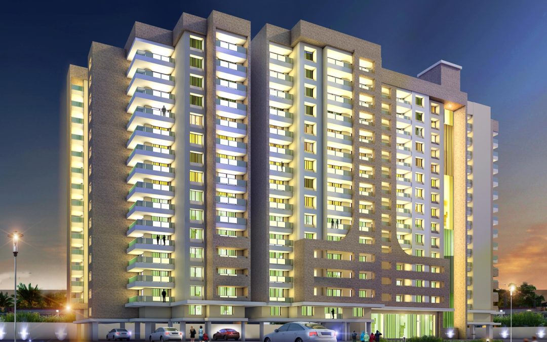 Kirthi Palm Villa Block B Night view